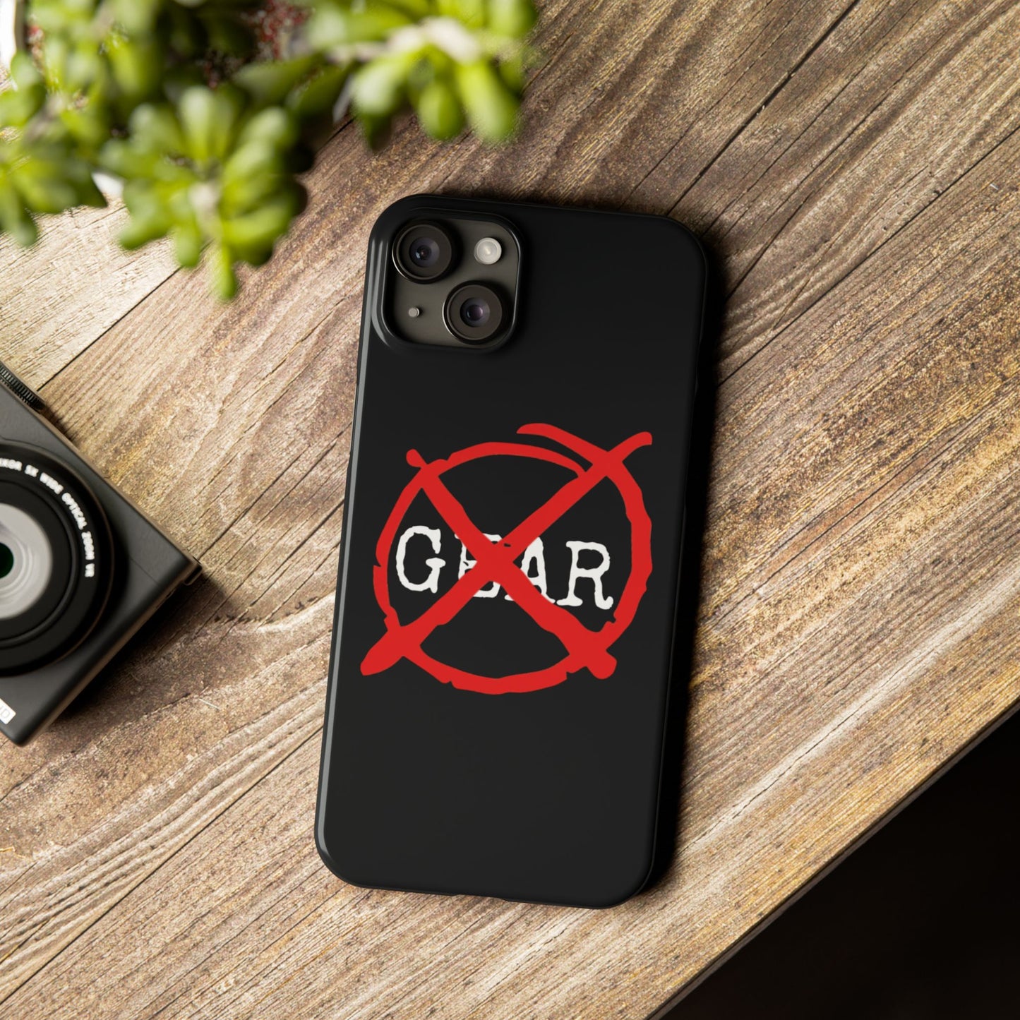 "No Gear" Phone Case